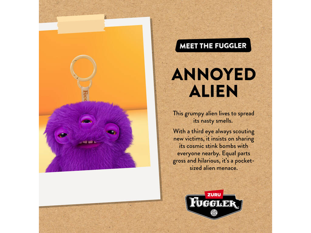 Zuru Fuggler Llavero de Peluche de 12 cm