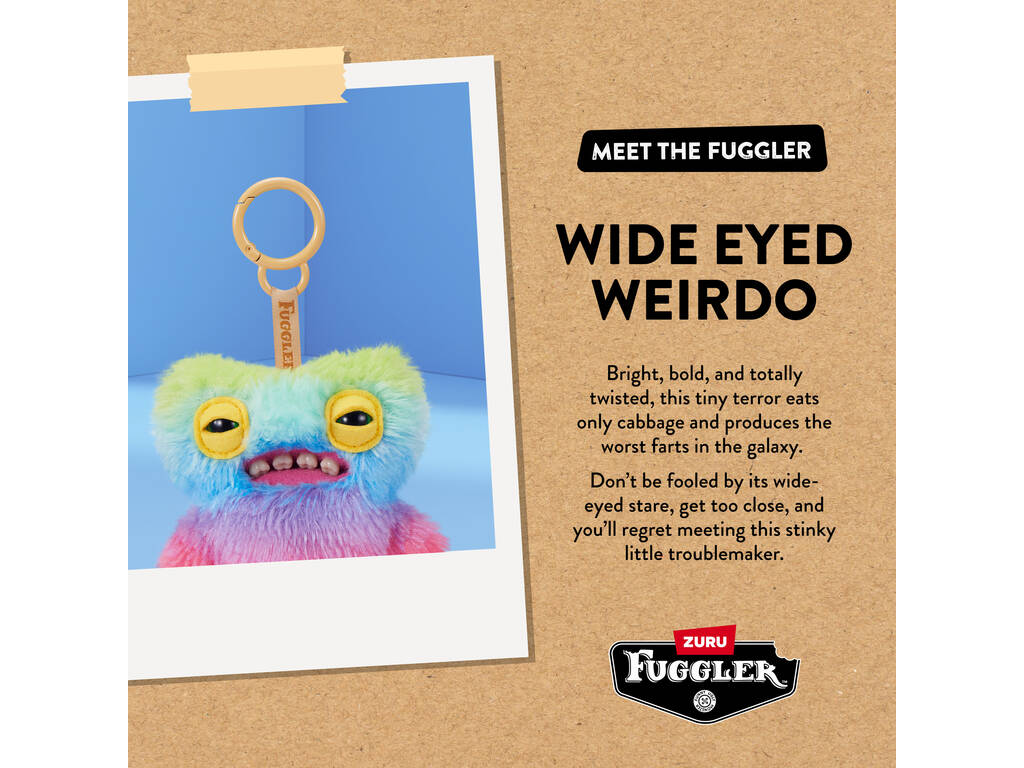 Zuru Fuggler Llavero de Peluche de 12 cm