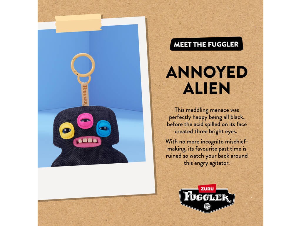 Zuru Fuggler Llavero de Peluche de 12 cm