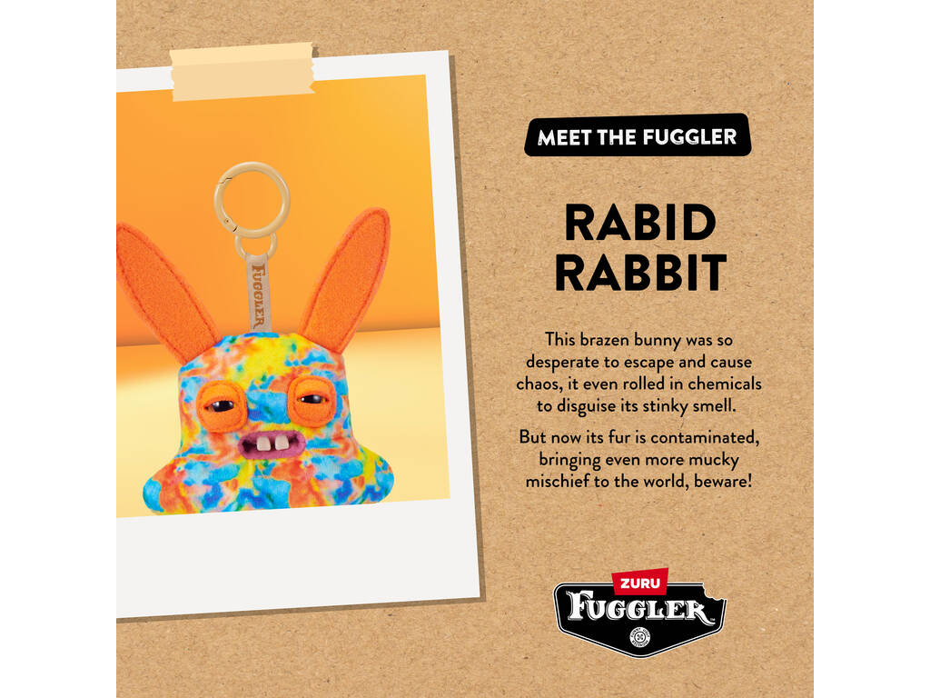 Zuru Fuggler Llavero de Peluche de 12 cm