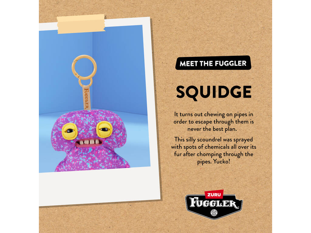 Zuru Fuggler Llavero de Peluche de 12 cm