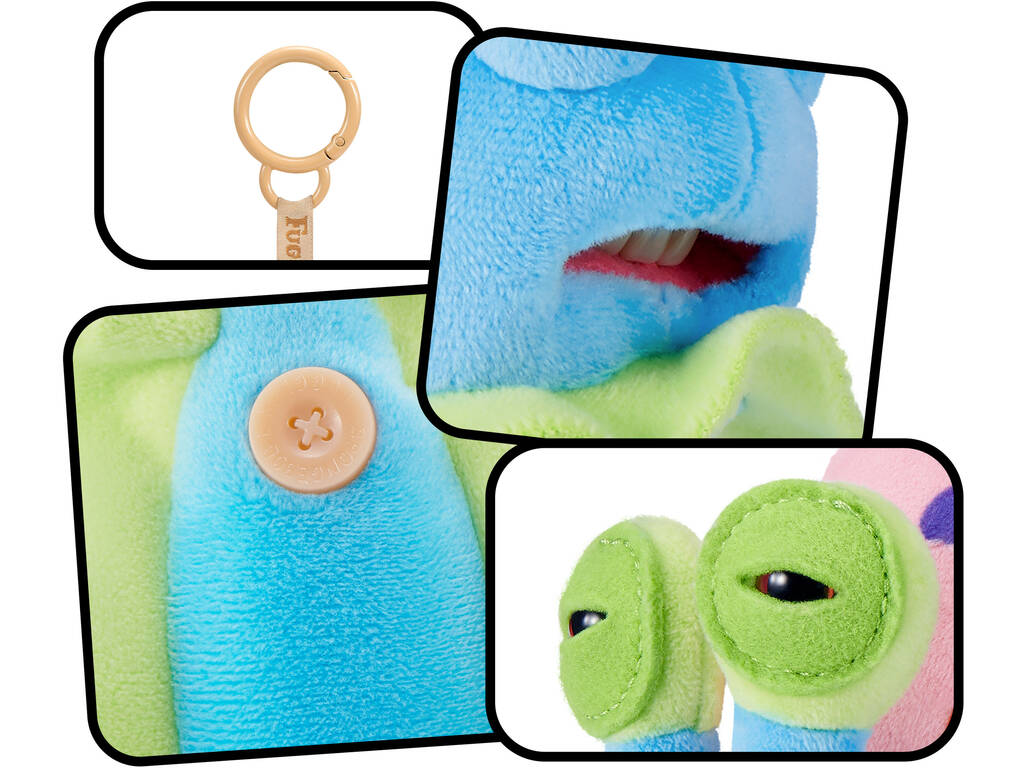 Zuru Fuggler Bob Esponja Llavero de Peluche Personaje de 12 cm