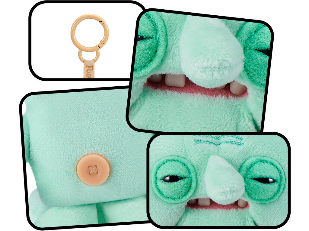 Zuru Fuggler Bob Esponja Llavero de Peluche Personaje de 12 cm