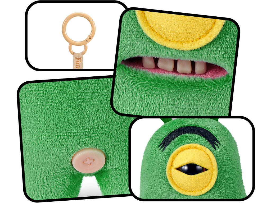 Zuru Fuggler Bob Esponja Llavero de Peluche Personaje de 12 cm