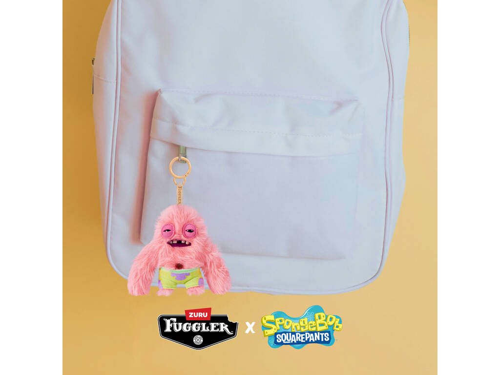 Zuru Fuggler Bob Esponja Llavero de Peluche Personaje de 12 cm