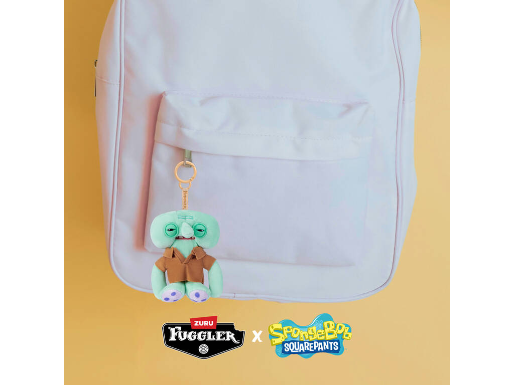 Zuru Fuggler Bob Esponja Llavero de Peluche Personaje de 12 cm
