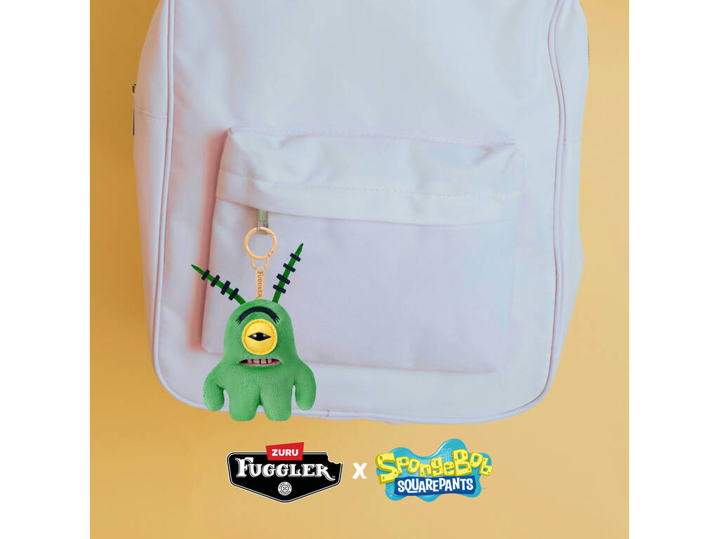 Zuru Fuggler Bob Esponja Llavero de Peluche Personaje de 12 cm