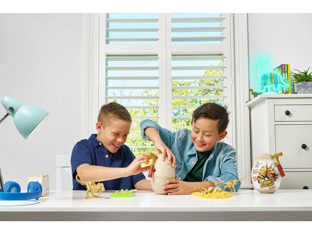 Zuru Robo Alive Huevo Sorpresa Dino Fossil Find con Figura y Accesorios