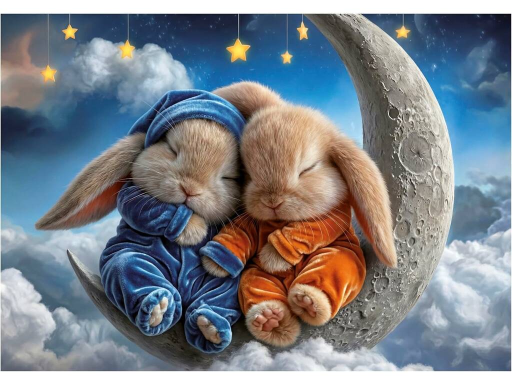 Puzzle 100 rêves de lapins 