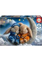 Puzzle 100 rêves de lapins 