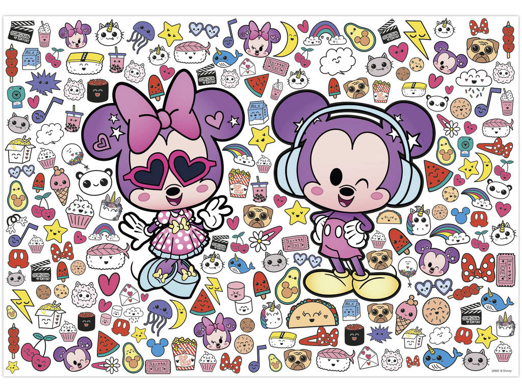 Puzzle 300 Disney Mickey And Friends Kawaii
