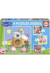 Progressive Puzzles Peppa Pig 12-16-20-25