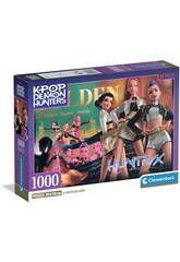 Puzzle 1000 pièces K-Pop Demon Hunters Golden Huntrix avec poster
