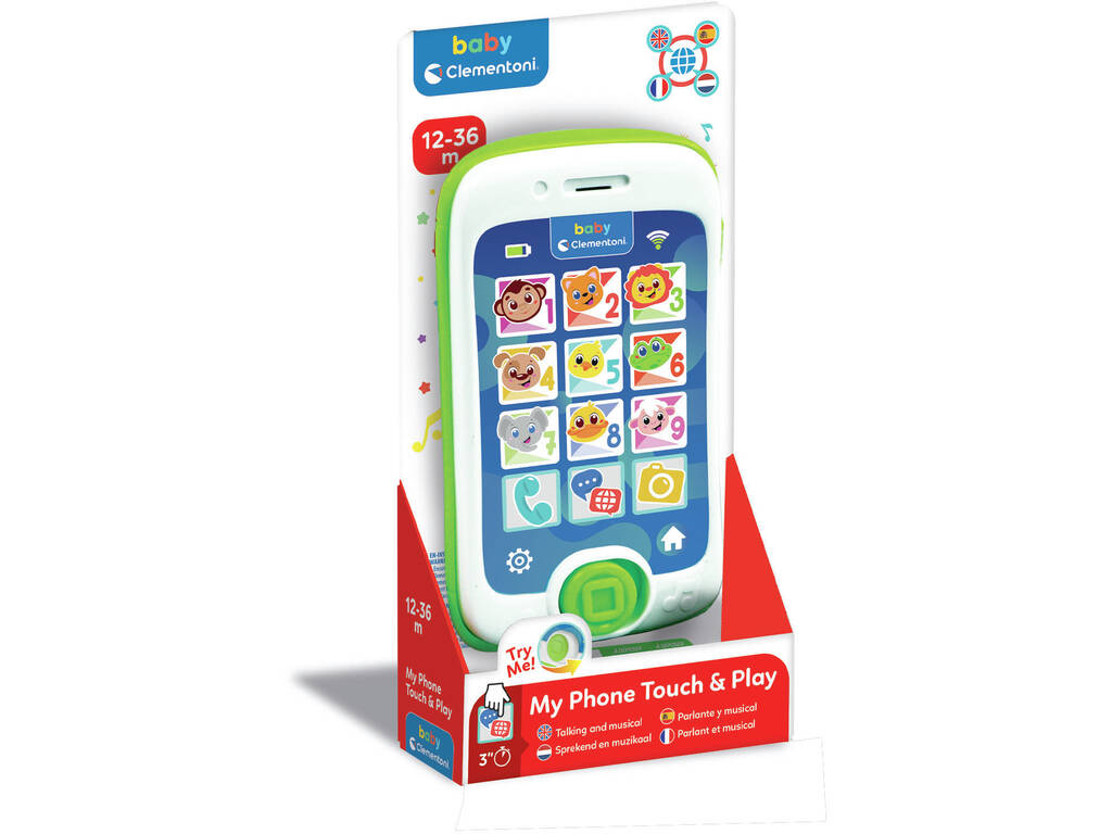 Téléphone portable parlant et musical Jouer et jouer multilingue
