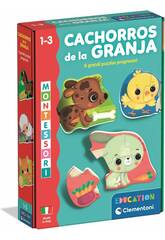 Montessori - Cachorros de la granja Clementoni 55639