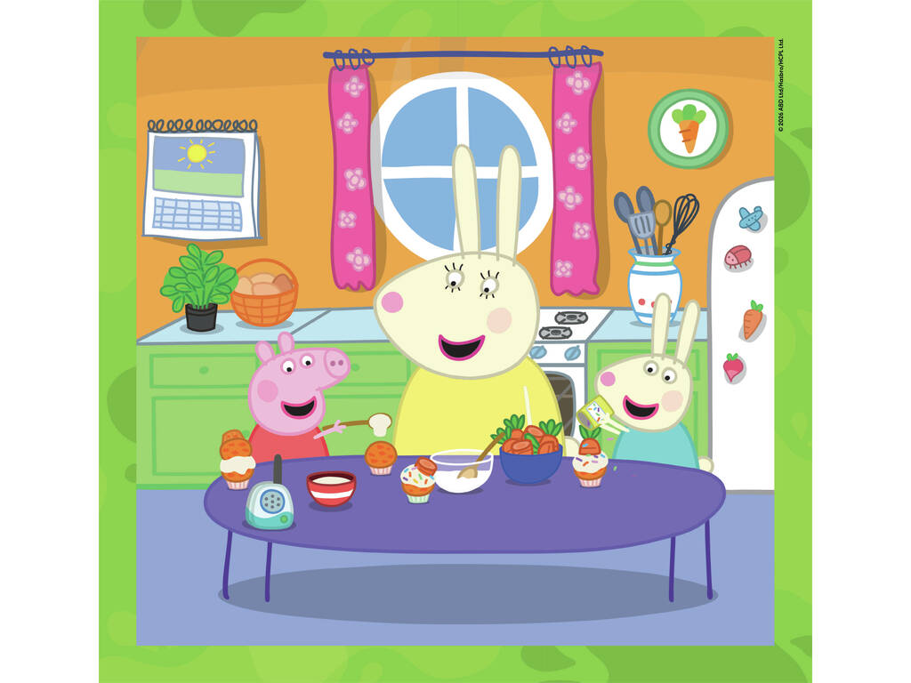 Puzzle 3x48 Super Color Peppa Pig