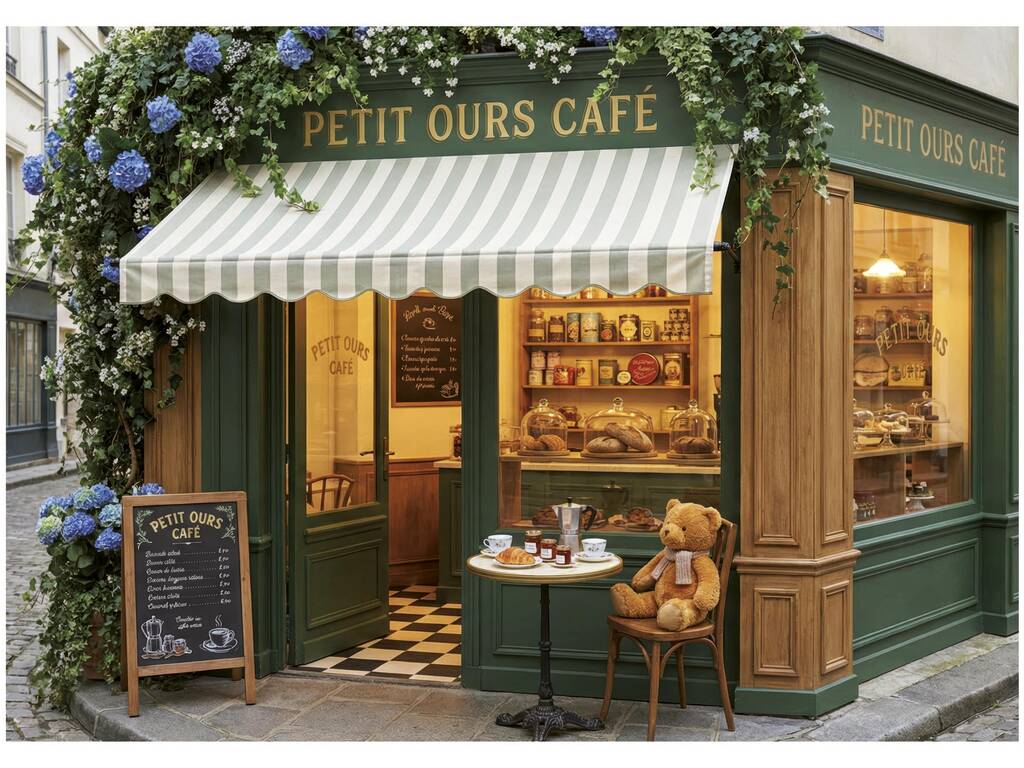 Puzzle 1000 El Café Del Osito