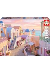 Puzzle 1000 pièces Santorini de rêve