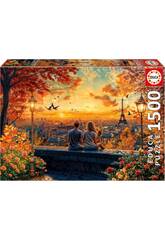 Puzzle 1500 Amoureux à Paris