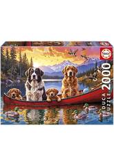 Puzzle 2000 Un dimanche avec les enfants