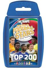 imagen Top Trumps World Football Stars The Top 200 Pack Azul