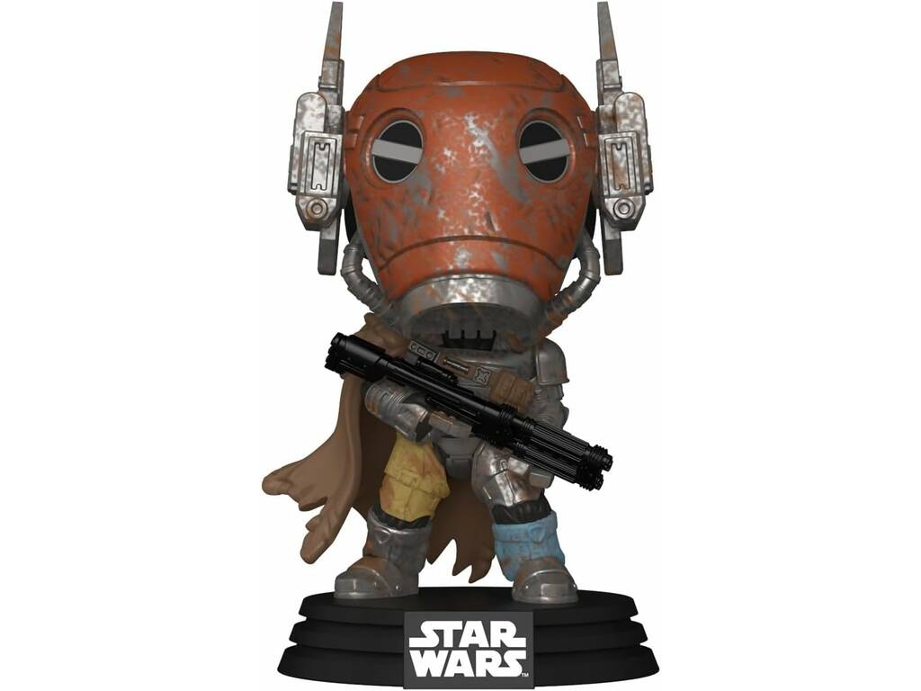 Funko Pop Star Wars The Mandalorian And Grogu Figura Mercenary Guard Droid con Cabeza Oscilante
