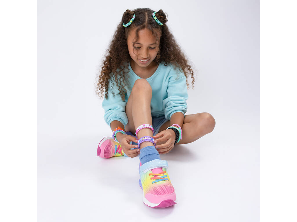 Jelly Bands Pack Pulseras de la Amistad con 200 Charms