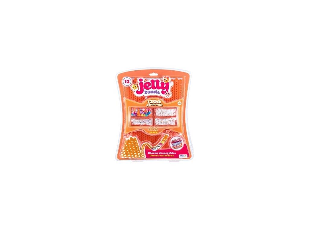 Jelly Bands Pack Pulseras de la Amistad con 200 Charms