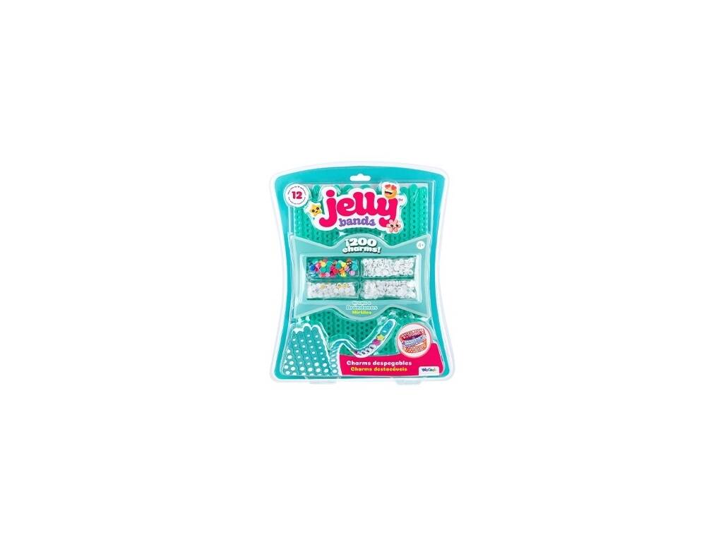 Jelly Bands Pack Pulseras de la Amistad con 200 Charms