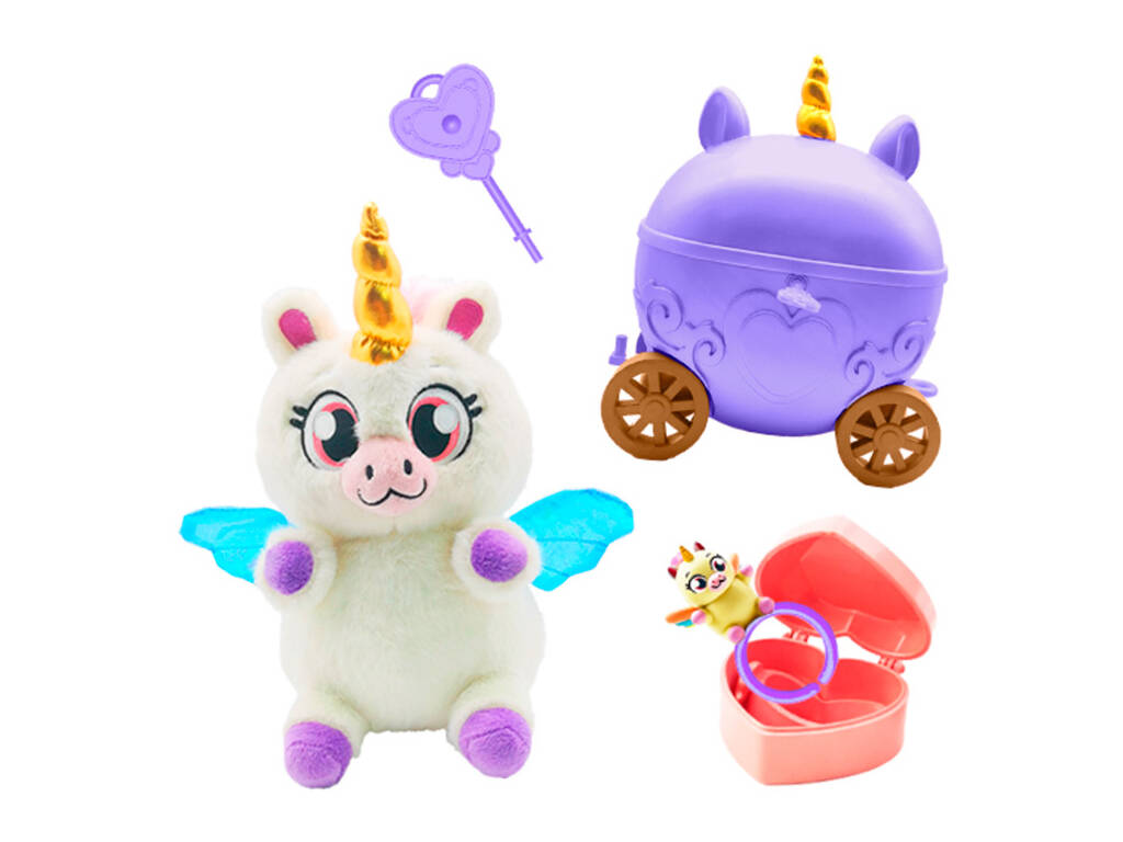 Reino Mágico Carro con Peluche de 25 cm y Accesorios