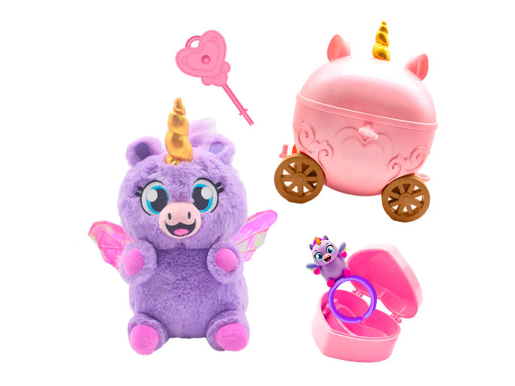 Reino Mágico Carro con Peluche de 25 cm y Accesorios