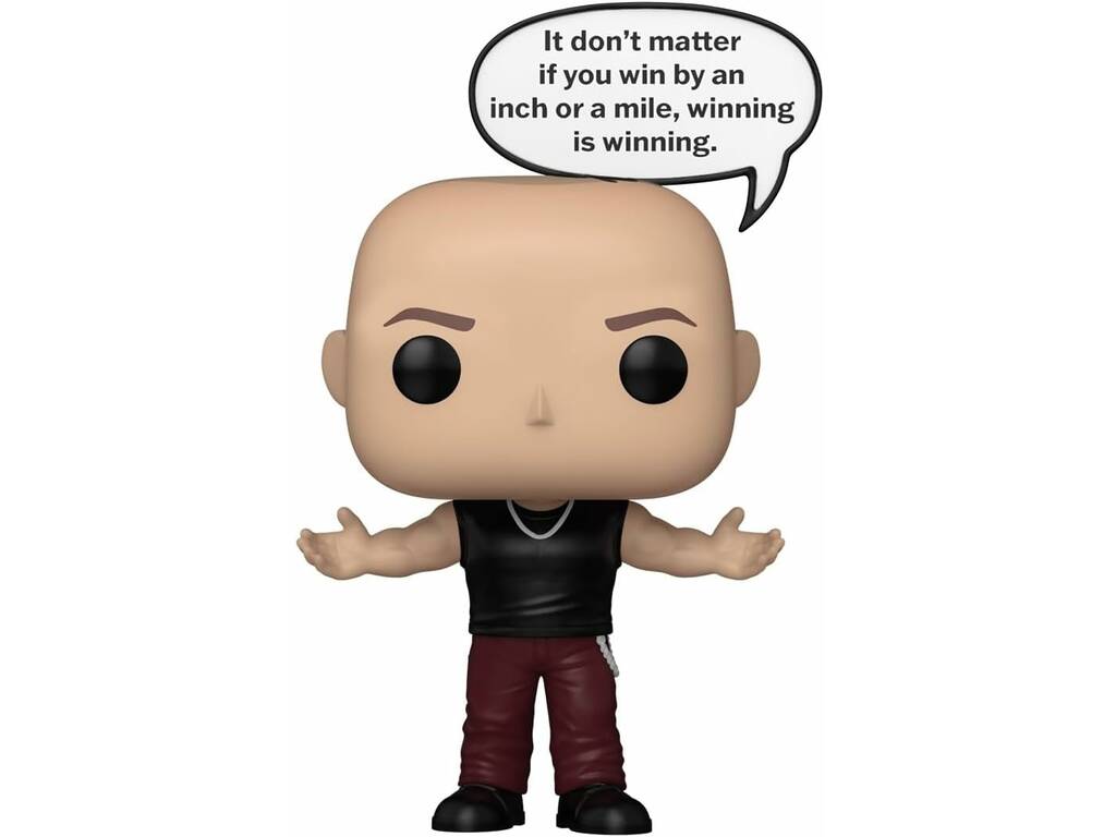 Funko Pop Movies Fast & Furious Figura Dom Toretto con Frase