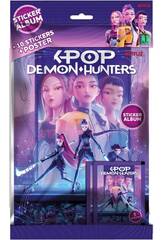 K-Pop Demon Hunters Pack Álbum y 2 Sobres
