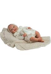Muñeca Bebé Reborn Camila de 40 cm con Manta y Dou Dou