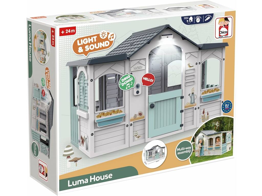 Casa Infantil Luma House de 104x159x103 cm con Luz y Sonidos