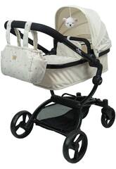 Passeggino per bambole 2 in 1 Urban pieghevole da 83x47,5x62 cm con borsa