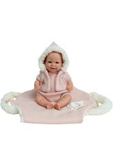 Bambola Rebè Bebè Mabel Rosa da 35 cm con marsupio