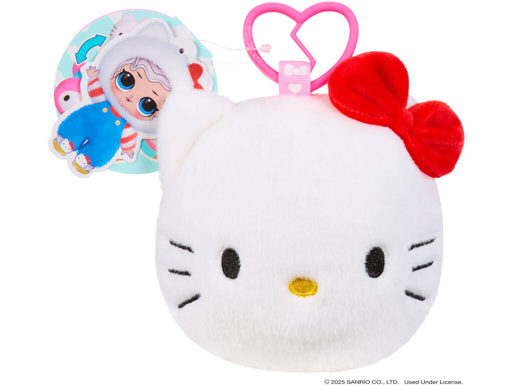 LOL Surprise! Hello Kitty And Friends Peluche Reversible con Sorpresas