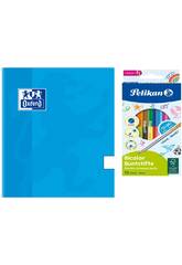 Pack Oxford Notizbuch + Pelikan Buntstifte