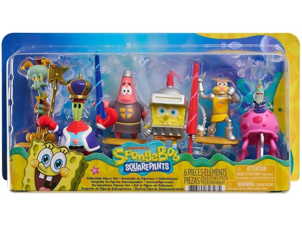 SpongeBob lot de 6 figurines de collection de 8 cm - imagen 3
