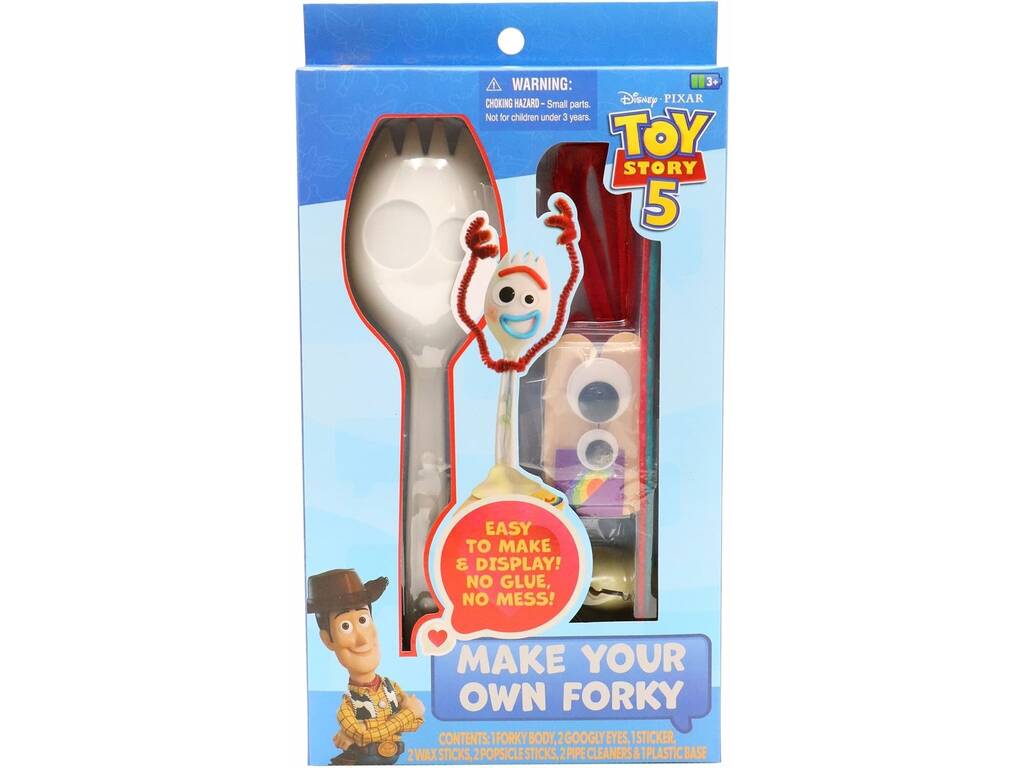 Toy Story 5 Pack Haz Tu Propio Forky de 20 cm