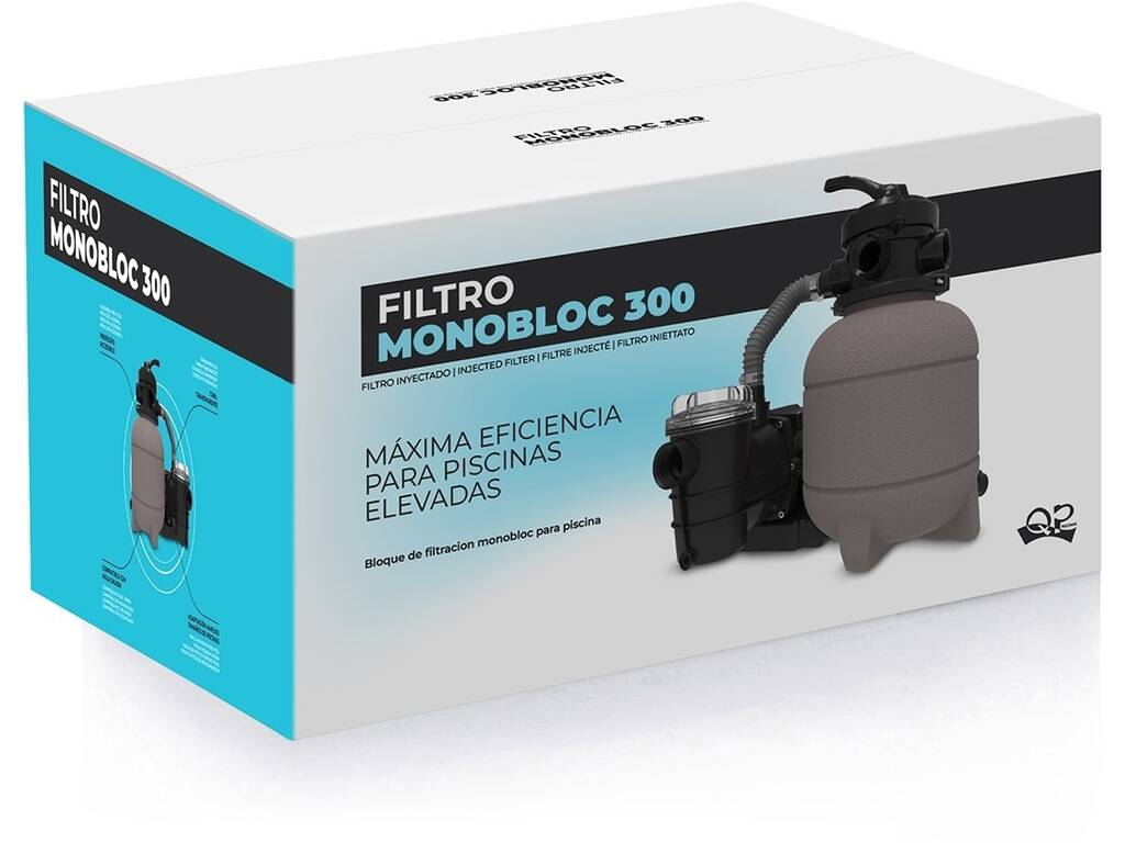 Depuradora de Arena Filtro Monobloc 300 de 6 m³/h