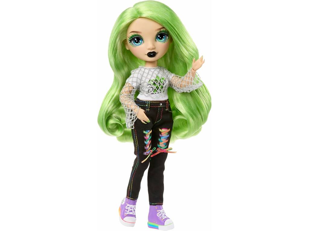 Rainbow High Style Icons Muñeca Jade Hunter con 2 Looks