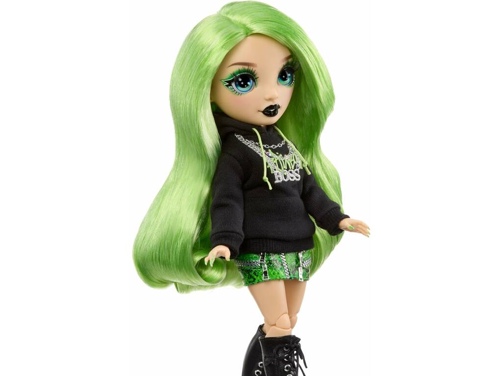 Rainbow High Style Icons Muñeca Jade Hunter con 2 Looks