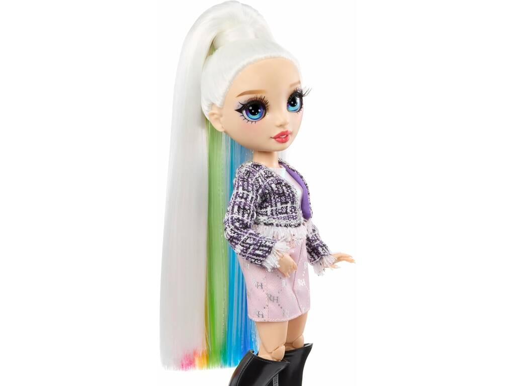 Rainbow High Style Icons Muñeca Amaya Raine con 2 Looks
