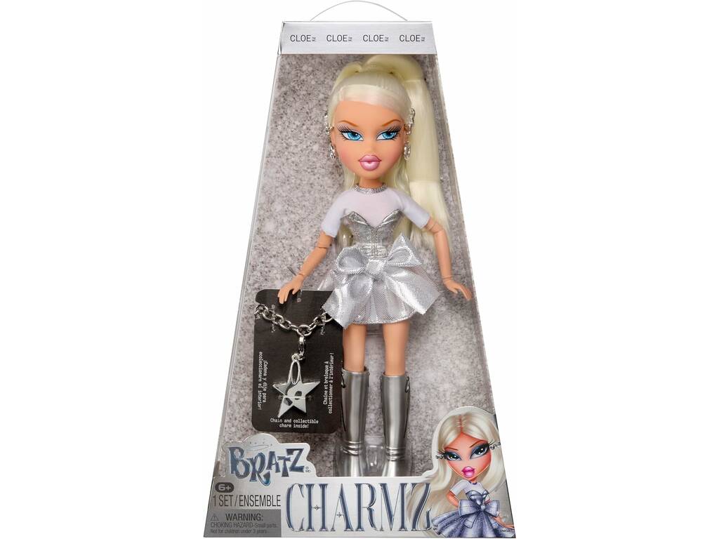 Bratz Charmz Muñeca Cloe con Cadena y Charm