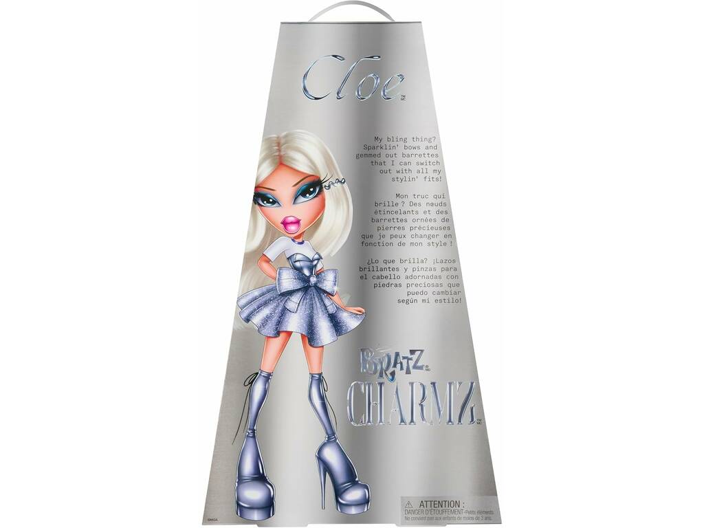 Bratz Charmz Muñeca Cloe con Cadena y Charm