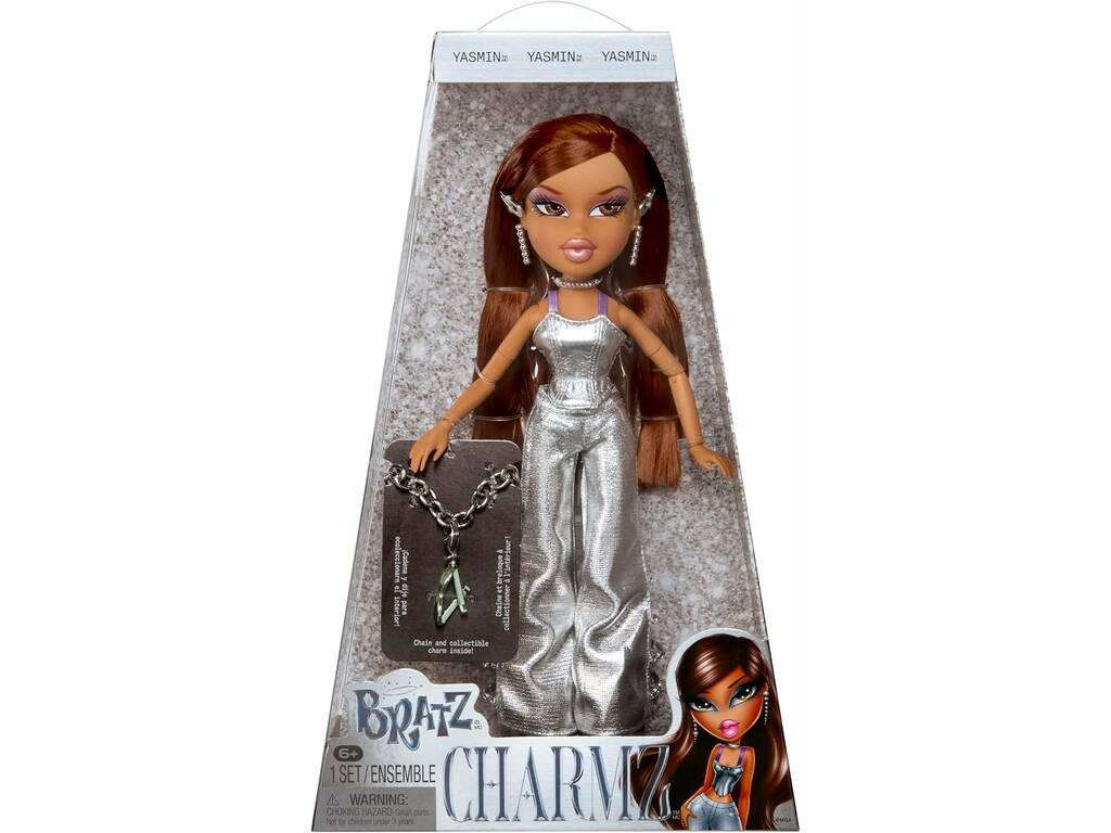 Bratz Charmz Muñeca Yasmin con Cadena y Charm