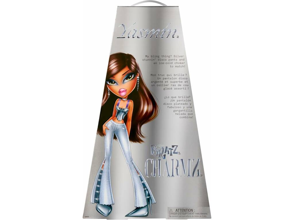 Bratz Charmz Muñeca Yasmin con Cadena y Charm