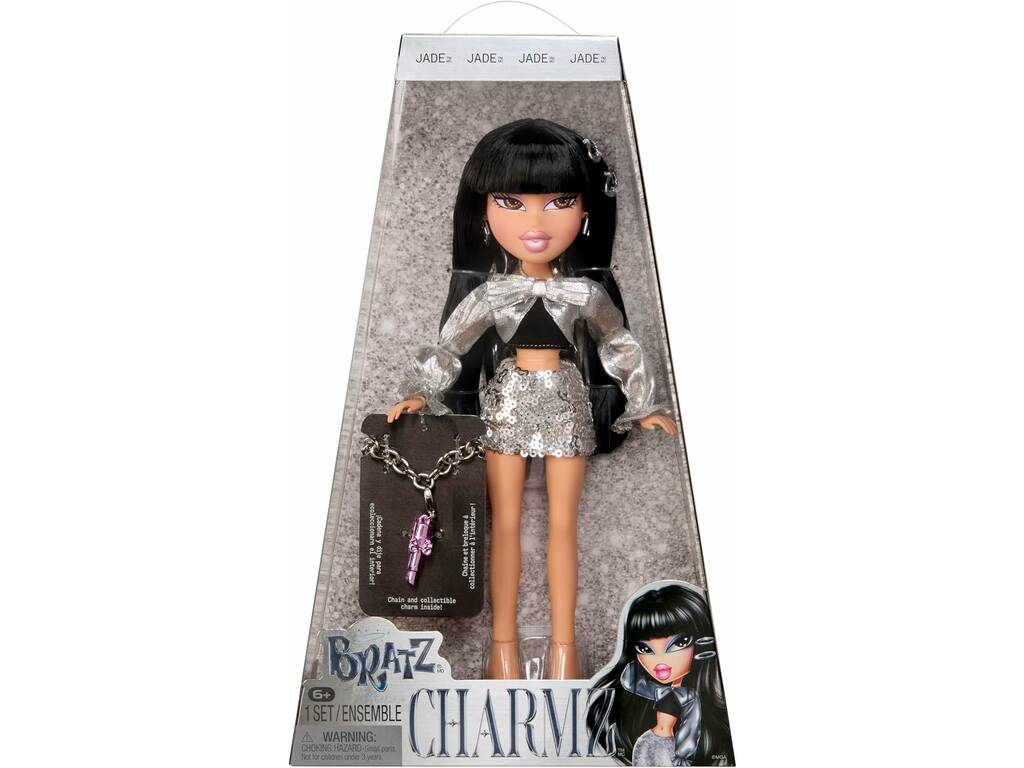 Bratz Charmz Muñeca Jade con Cadena y Charm